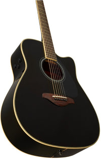 Yamaha FGCTA BL Transacoustic Guitarra Electroacústica Western Negra 6