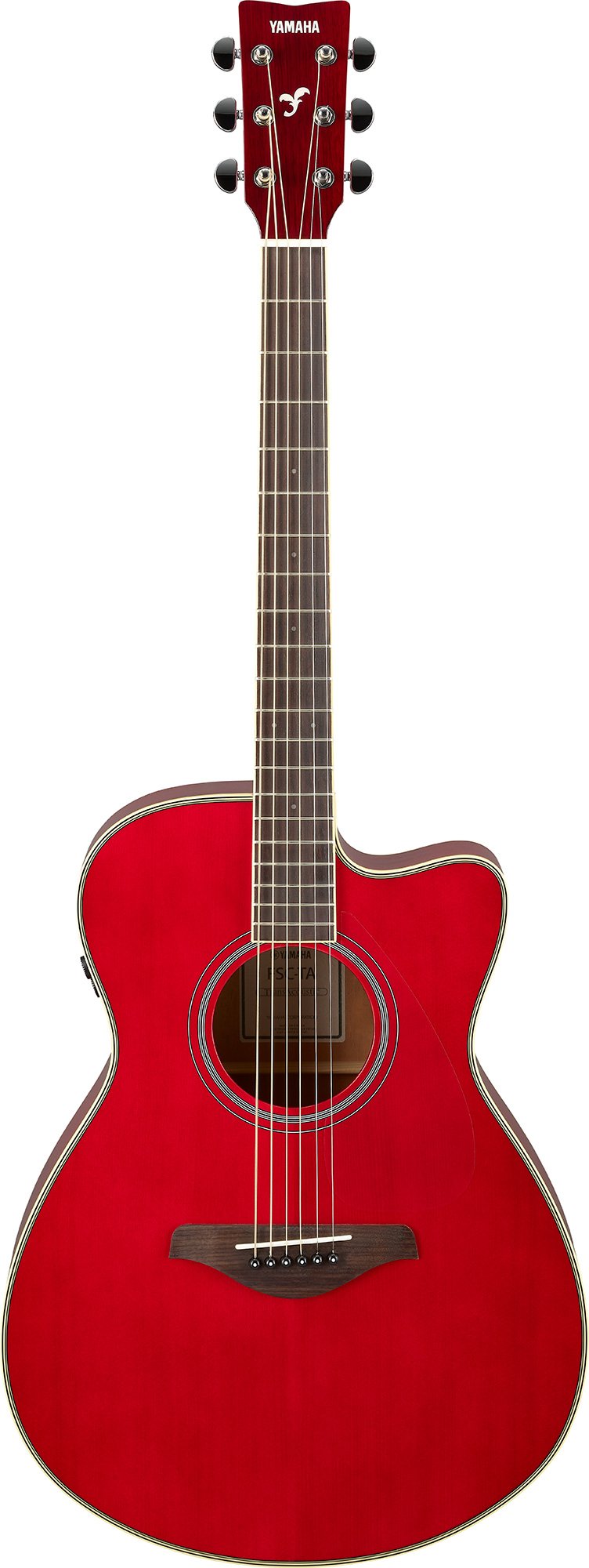 Yamaha FSCTA RR Transacoustic Guitarra Electroacústica Concierto Ruby Red 1