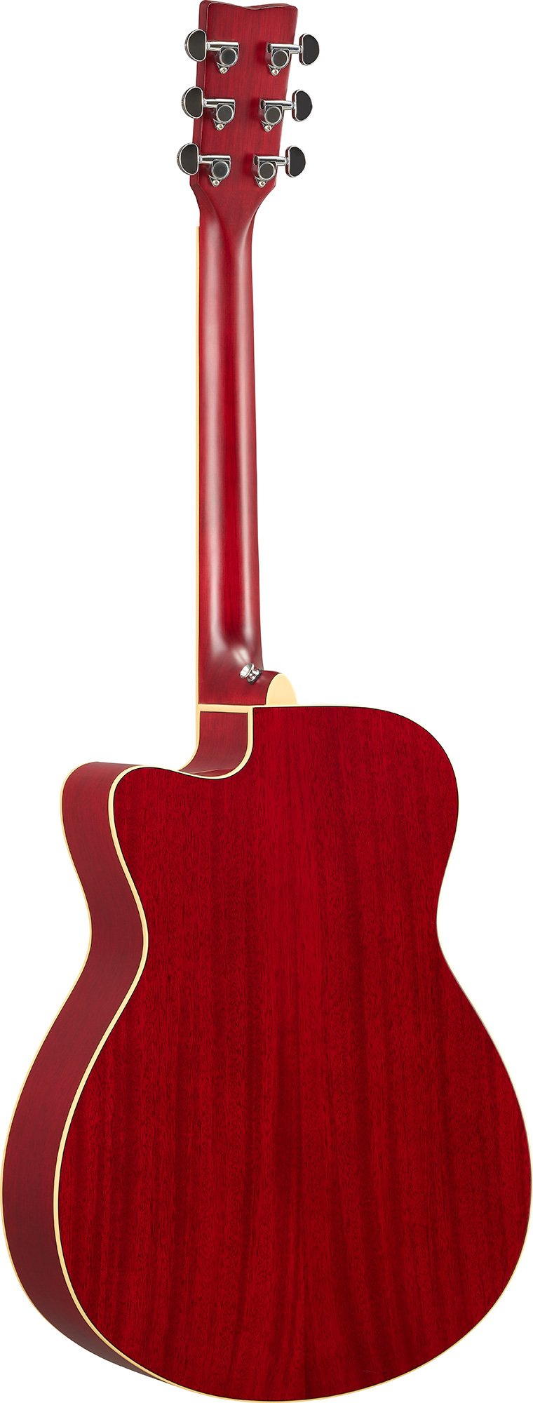 Yamaha FSCTA RR Transacoustic Guitarra Electroacústica Concierto Ruby Red 3