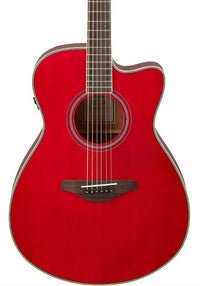 Yamaha FSCTA RR Transacoustic Guitarra Electroacústica Concierto Ruby Red 4