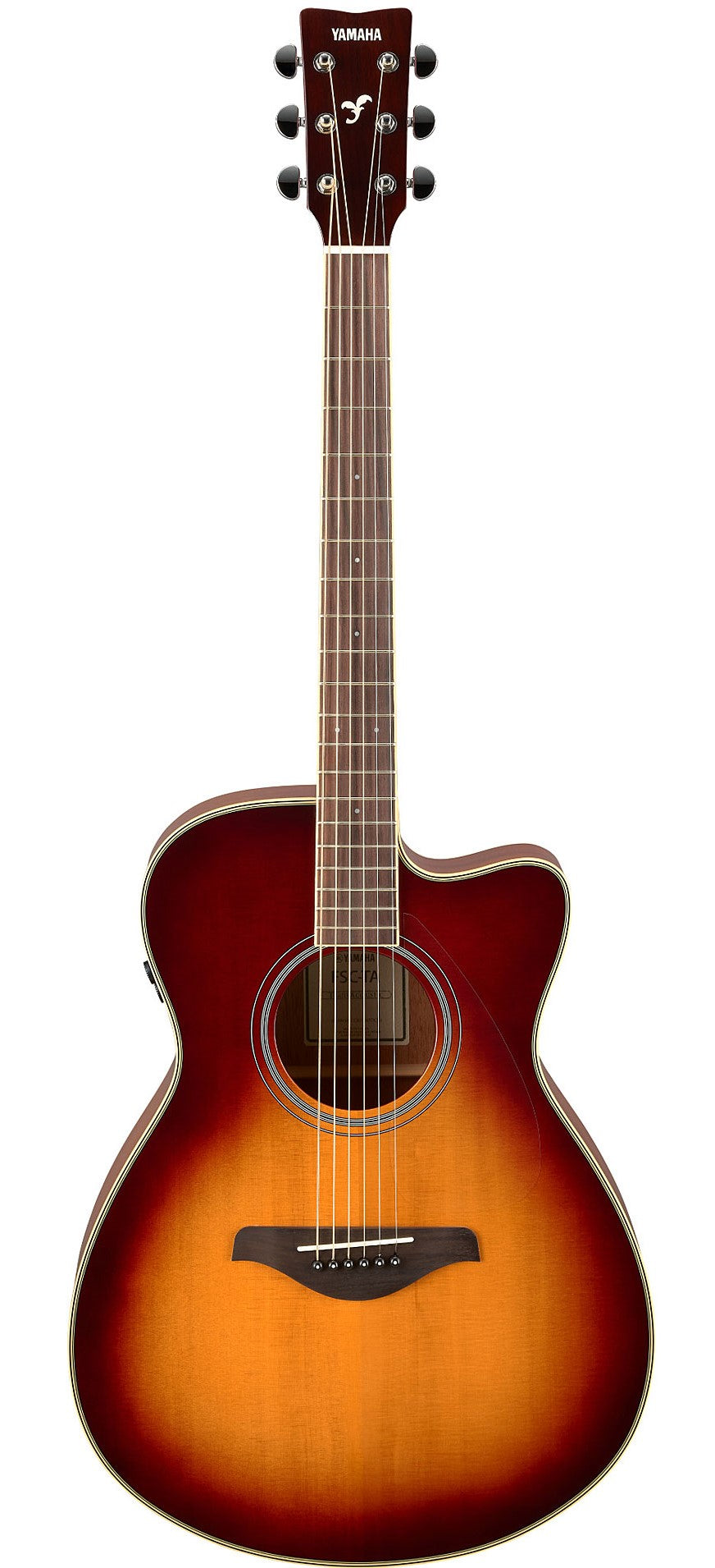 Yamaha FSCTA BS Transacoustic Guitarra Electroacústica Concierto Brown Sunburst 1