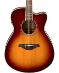 Yamaha FSCTA BS Transacoustic Guitarra Electroacústica Concierto Brown Sunburst 4