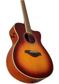 Yamaha FSCTA BS Transacoustic Guitarra Electroacústica Concierto Brown Sunburst 7