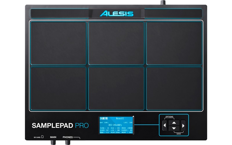 Alesis Samplepad Pro Pad de Percusión con Almacenamiento de Sonidos 12