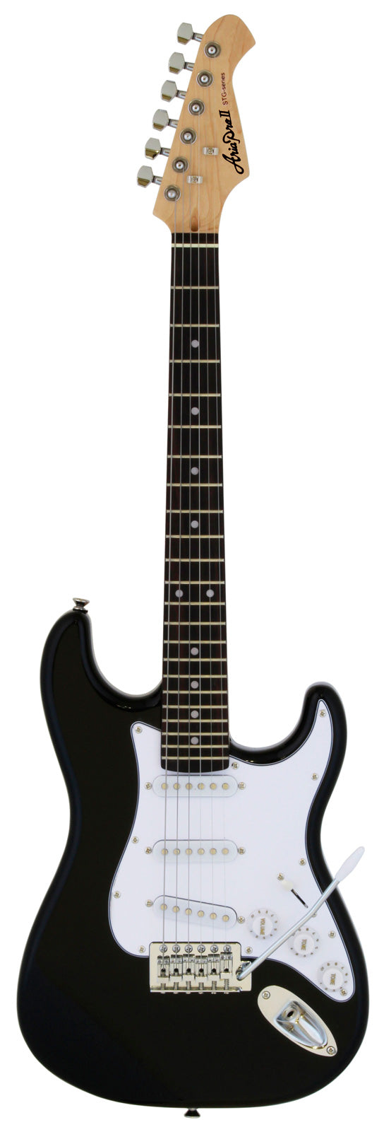 Aria STG-MINI BK Strat Guitarra Eléctrica Mini Negra 1