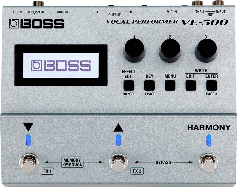 Boss VE500 Vocal Performer Pedalera Voz 1