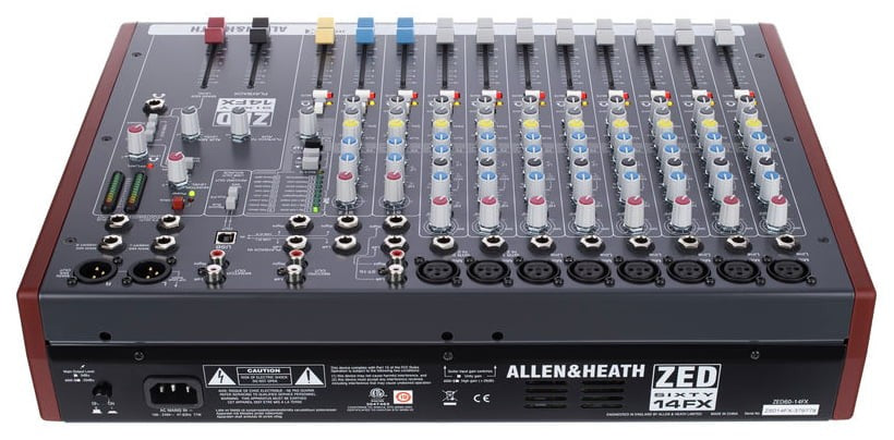 ALLEN & HEATH ZED6014FX Mesa de Mezclas con Efectos 3