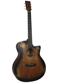 Tanglewood TWOT4 VCE Guitarra Electroacústica Superfolk Natural Distressed Satin 1