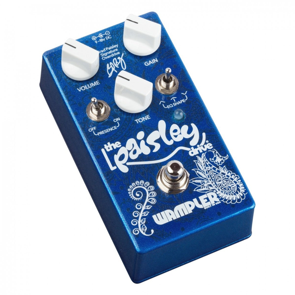 Wampler Paisley Drive Pedal Overdrive 10