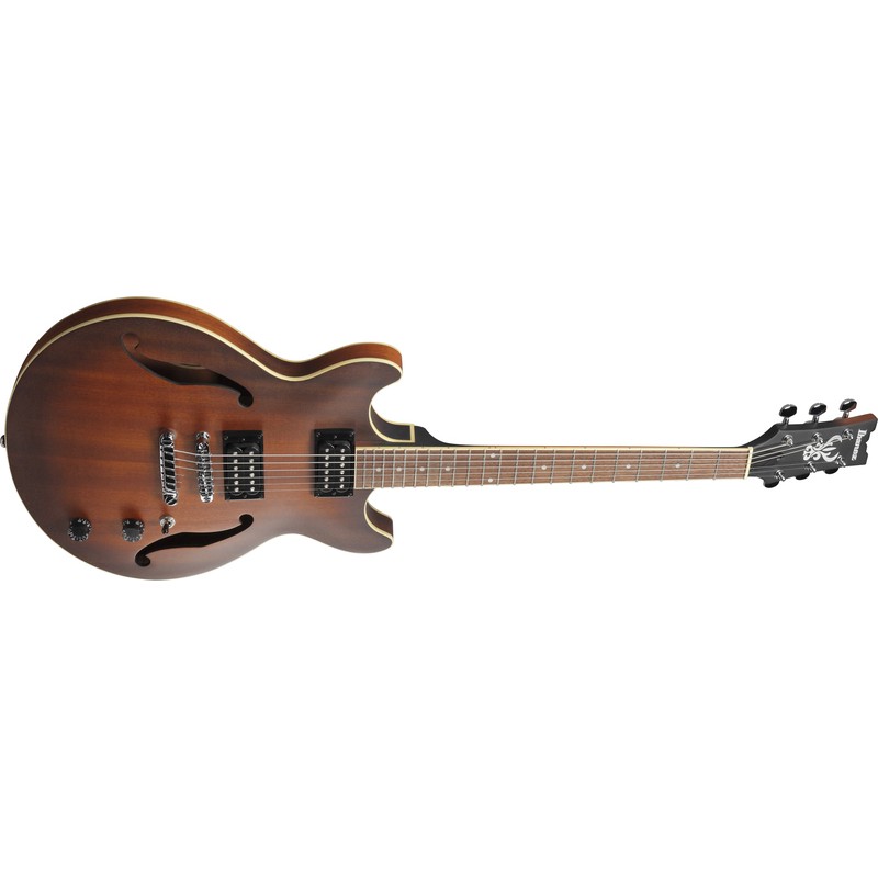 Ibanez AM53 TF Guitarra Eléctrica Tobacco Flat 2