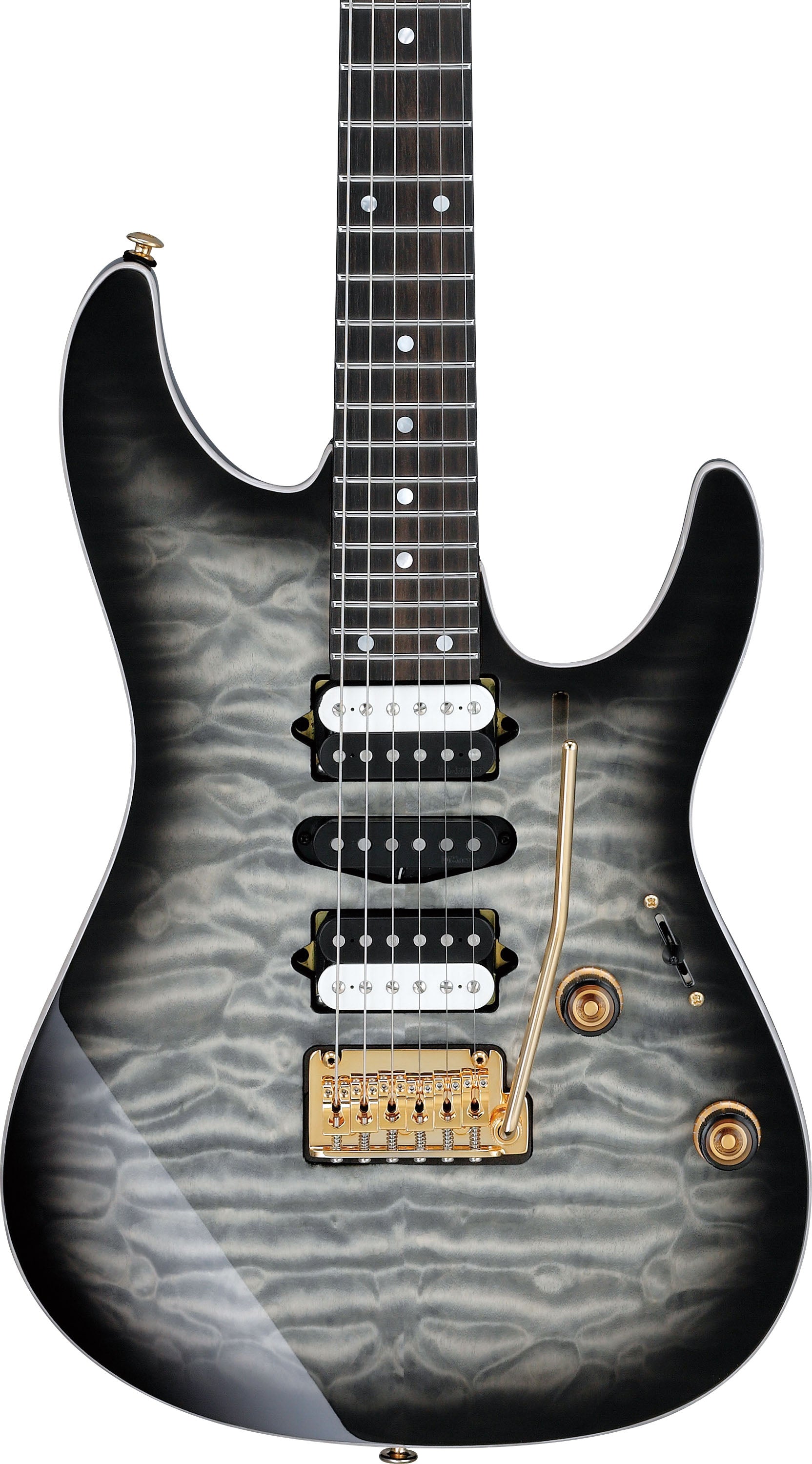 Ibanez AZ47P1QM BIB Premium Guitarra Eléctrica Black Ice Burst 4