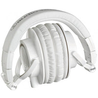 Audio Technica ATHM50X WH Auriculares Profesionales de Estudio Blanco 3