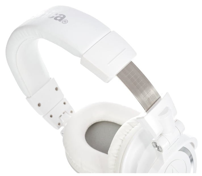 Audio Technica ATHM50X WH Auriculares Profesionales de Estudio Blanco 6