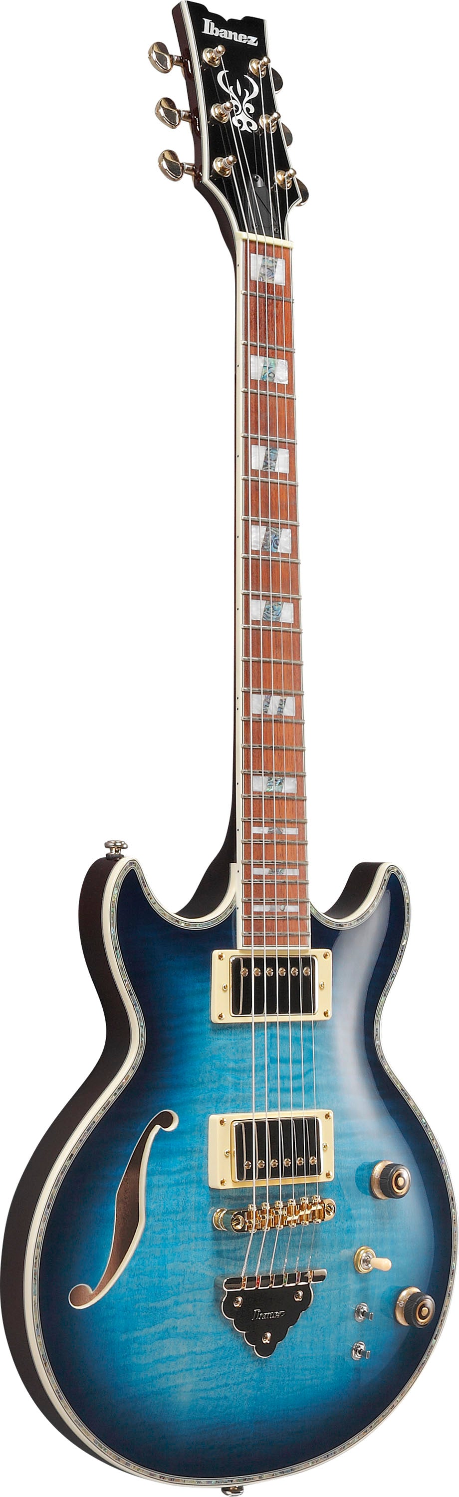 Ibanez AR520HFM LBB Guitarra Eléctrica Standard Light Blue Burst 2