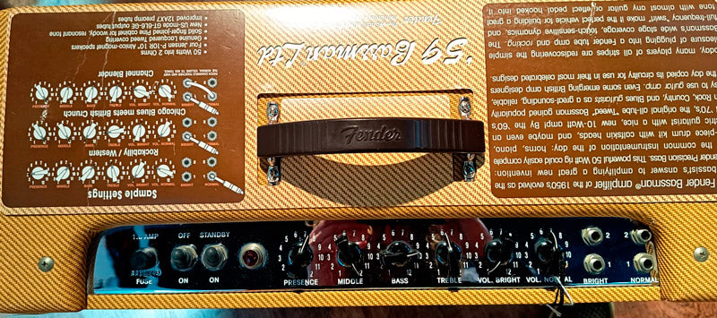 FENDER 59 BASSMAN LTD AMPLIFICADOR. DEMO.