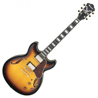 Ibanez AS93FM AYS Guitarra Eléctrica Antique Yellow Sunburst 12