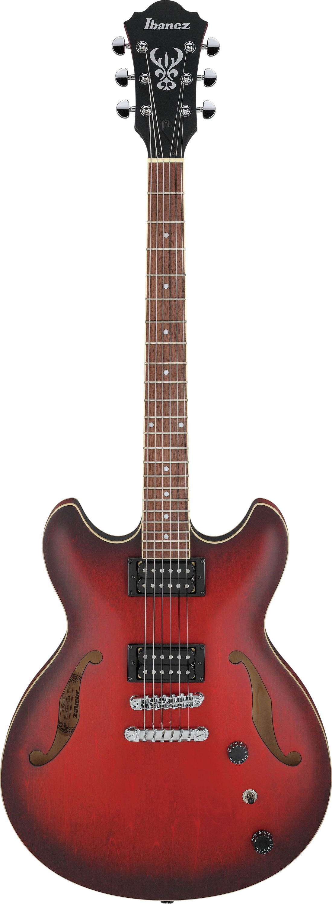 Ibanez AS53 SRF Guitarra Eléctrica Sunburst Red Flat 1