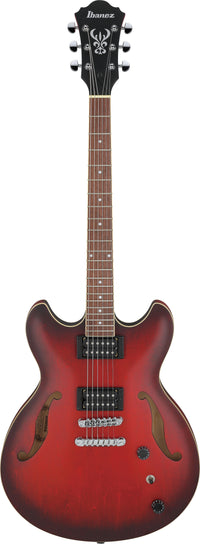 Ibanez AS53 SRF Guitarra Eléctrica Sunburst Red Flat 1