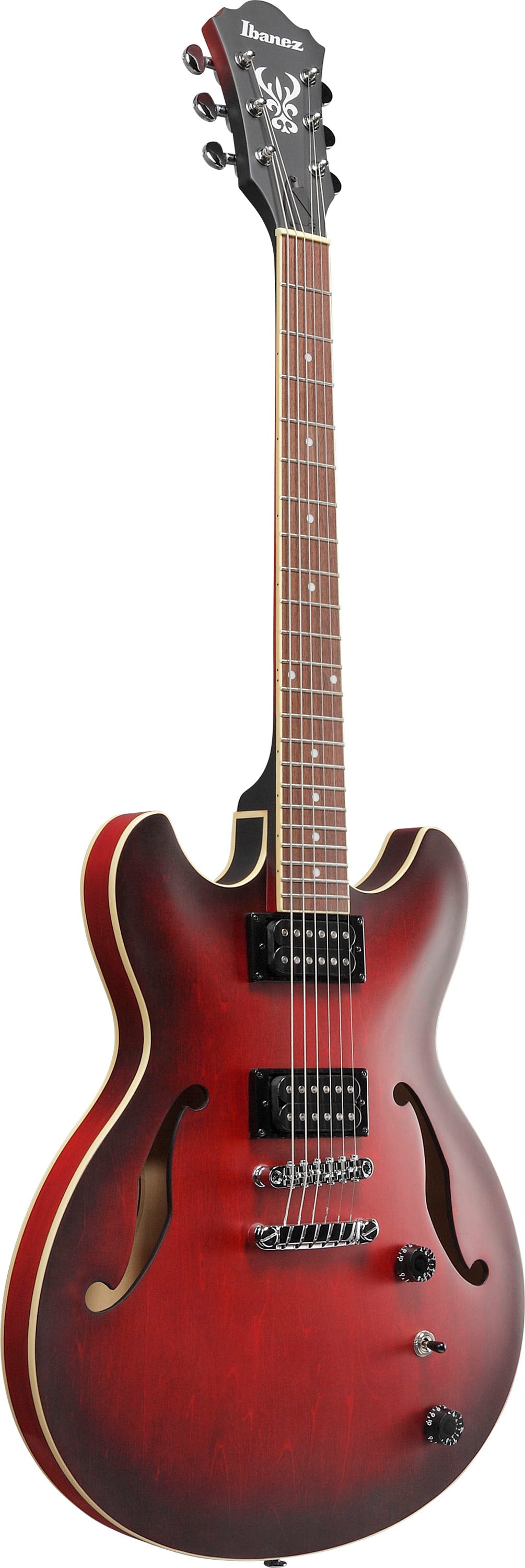 Ibanez AS53 SRF Guitarra Eléctrica Sunburst Red Flat 2