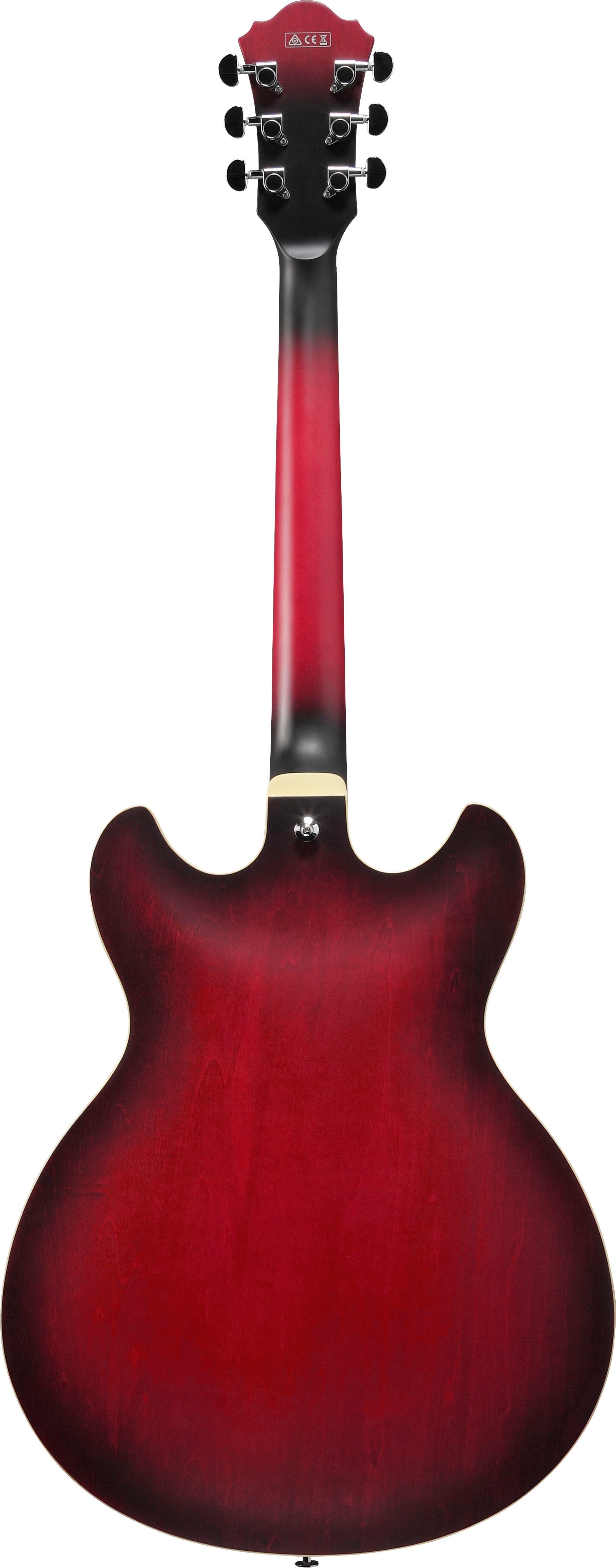 Ibanez AS53 SRF Guitarra Eléctrica Sunburst Red Flat 3