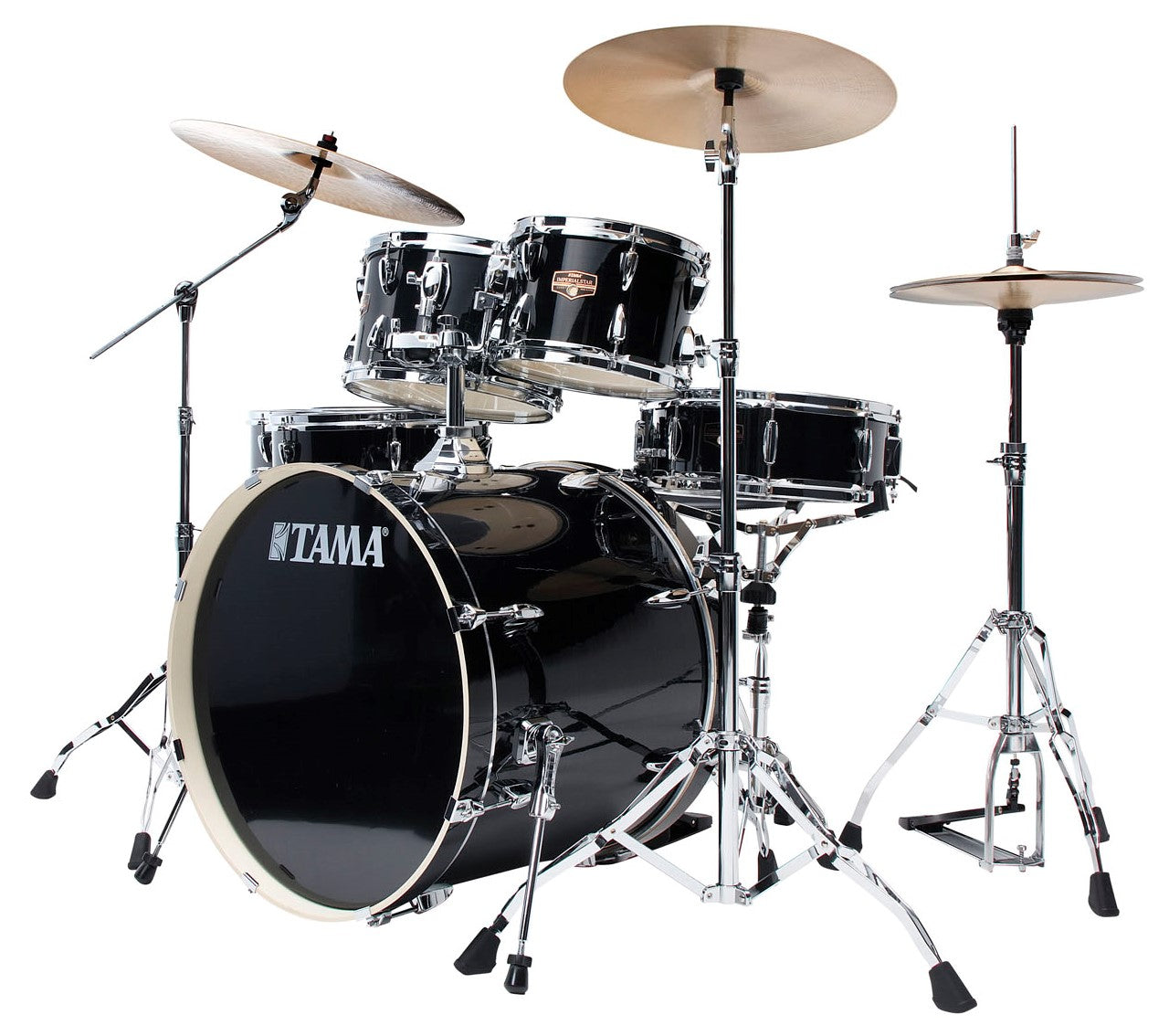 Tama IP62H6W HBK Imperialstar Batería Acústica con Herrajes y Platos Hairline Black 2