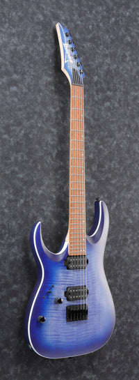 Ibanez RGA42FML BLF Guitarra Eléctrica para Zurdos Blue Lagoon Burst Flat 3