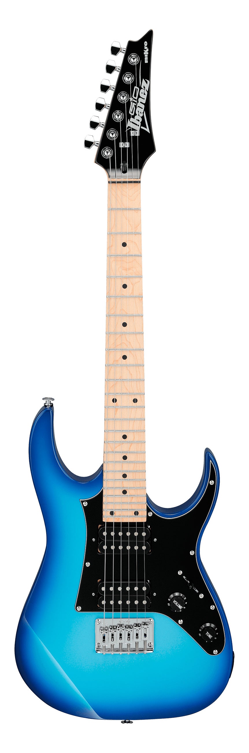 Ibanez GRGM21M BLT Guitarra Eléctrica Mini Blue Burst 1