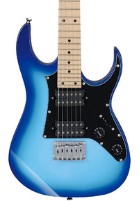 Ibanez GRGM21M BLT Guitarra Eléctrica Mini Blue Burst 2