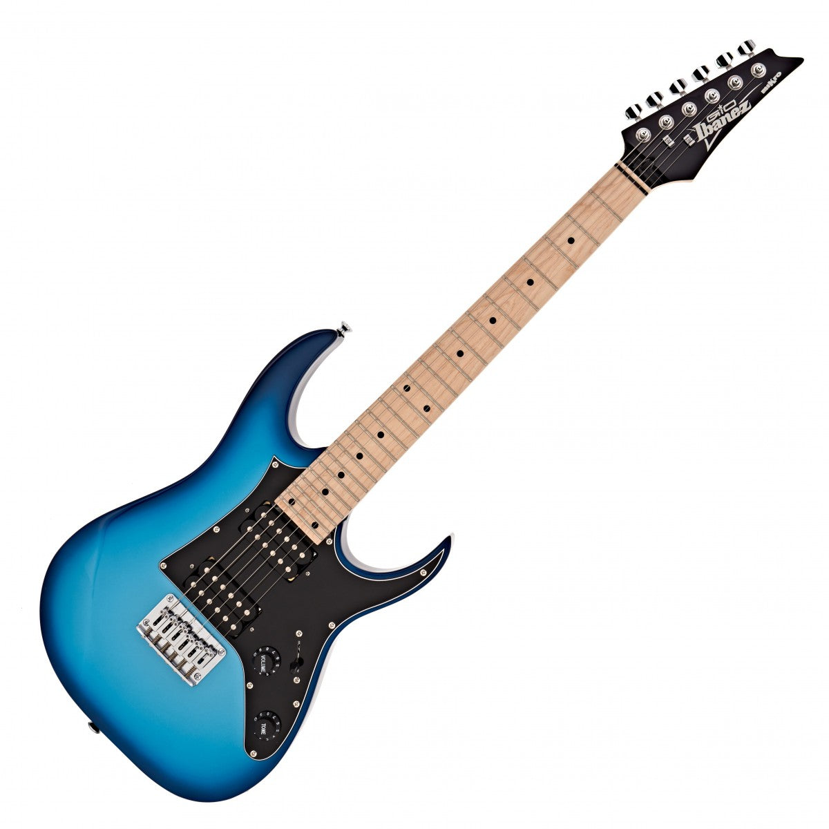 Ibanez GRGM21M BLT Guitarra Eléctrica Mini Blue Burst 3