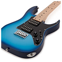 Ibanez GRGM21M BLT Guitarra Eléctrica Mini Blue Burst 6