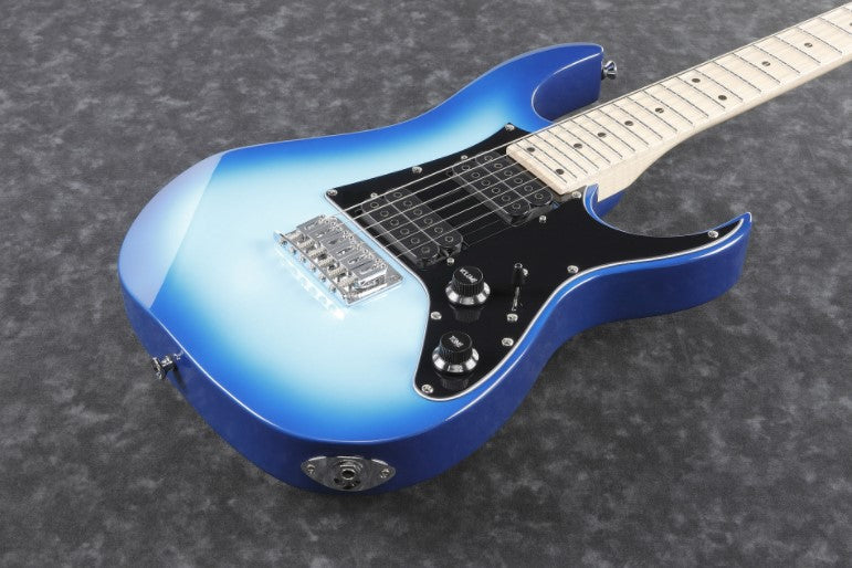 Ibanez GRGM21M BLT Guitarra Eléctrica Mini Blue Burst 11