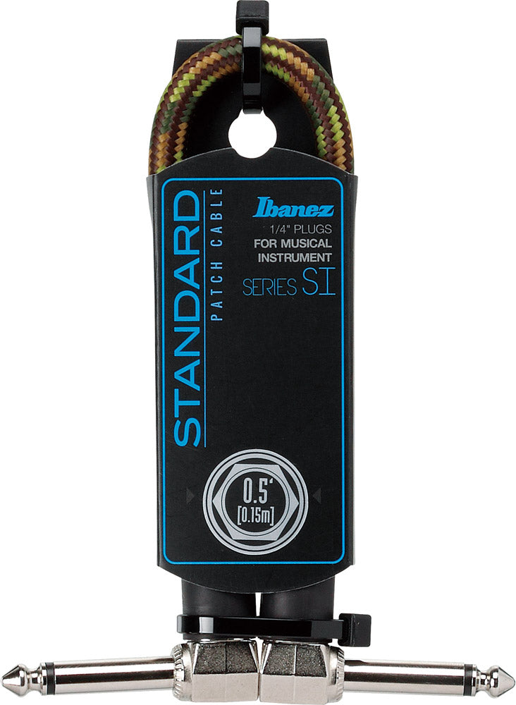 Ibanez SI05P-CGR Cable Patch Jack Angulado 15 cm Camouflage Green 1
