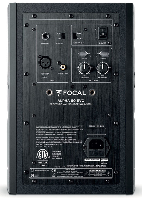 Focal Alpha 50 Evo NG New Generation Monitor Activo. Unidad 2