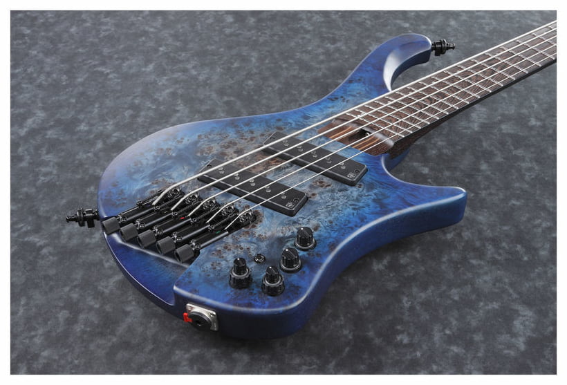 Ibanez EHB1505MS PLF Workshop Bajo Eléctrico 5 Cuerdas Pacific Blue Burst 4