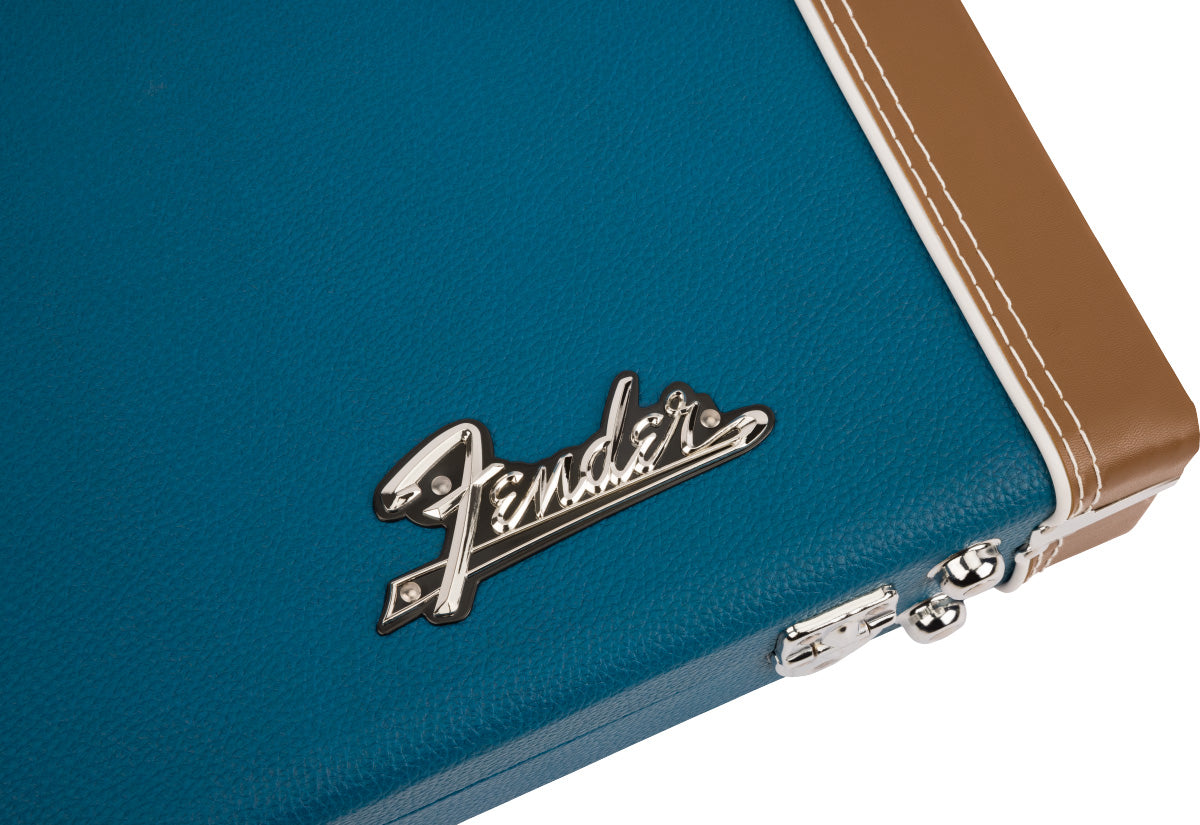 Fender 0996106303 Classic Series Wood Case Strat Tele Estuche Guitarra Lake Placid Blue 6