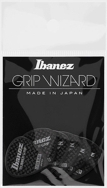 Ibanez PPA16XRGBK Grip Wizard Rubber Grip Pack 6 Púas Extra Heavy Negras 1