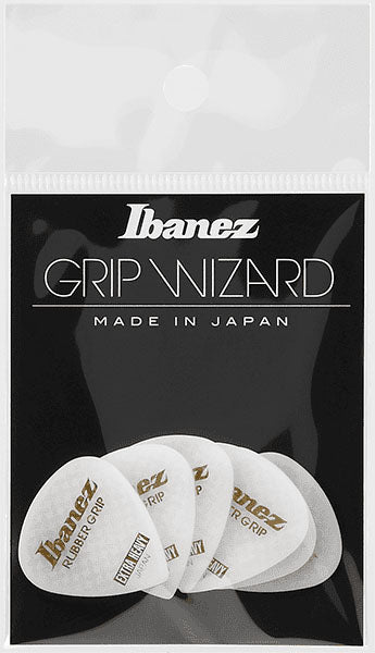 Ibanez PPA16XRGWH Grip Wizard Rubber Grip Pack 6 Púas Extraheavy Blancas 1