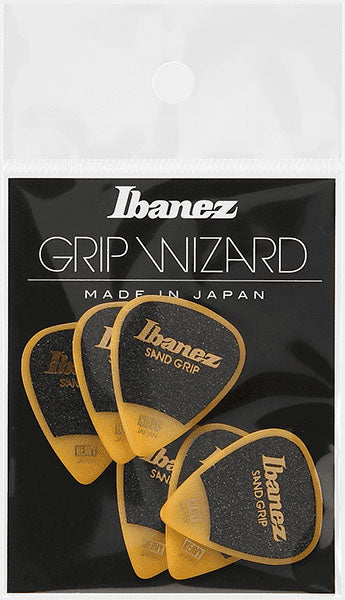 Ibanez PPA14HSGYE Grip Wizard Sand Grip Pack 6 Púas Amarillas 1