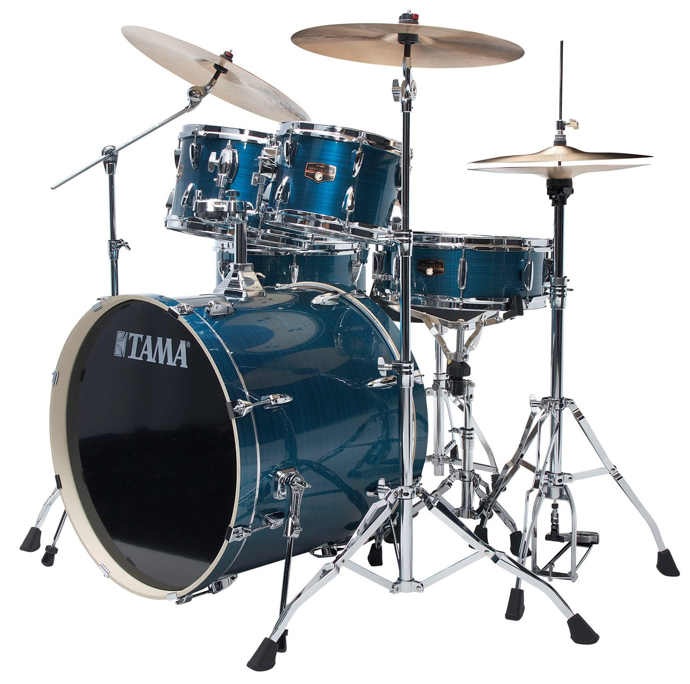 Tama IP62H6W HLB Imperialstar Batería Acústica con Herrajes y Platos Hairline Blue 2