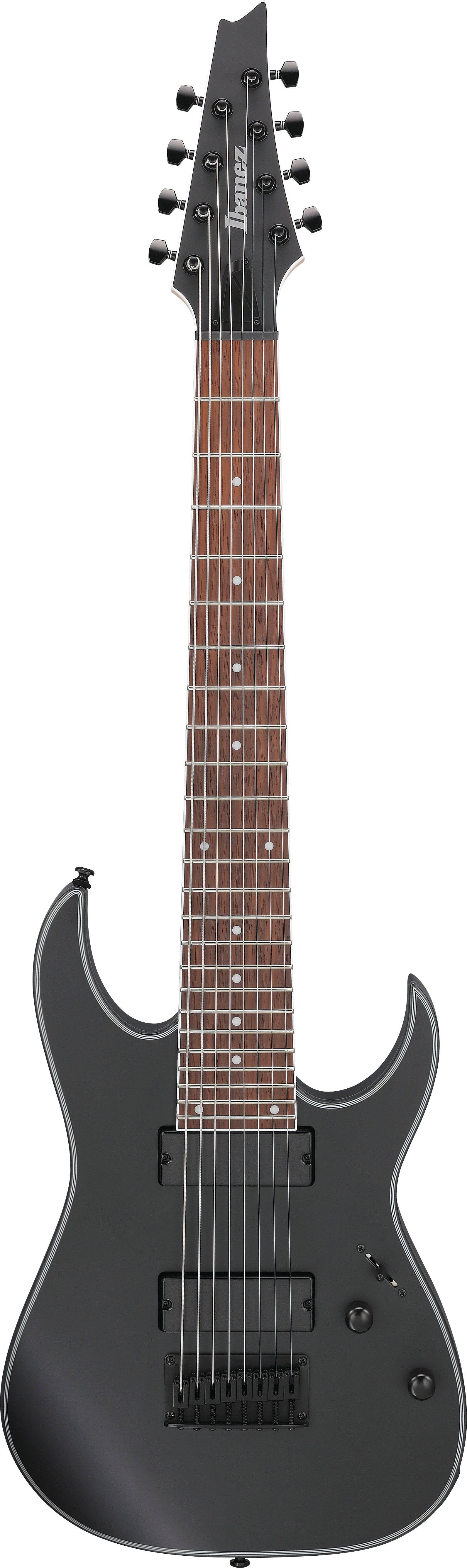 Ibanez RG8EX BKF Guitarra Eléctrica 8 Cuerdas Black Flat 1