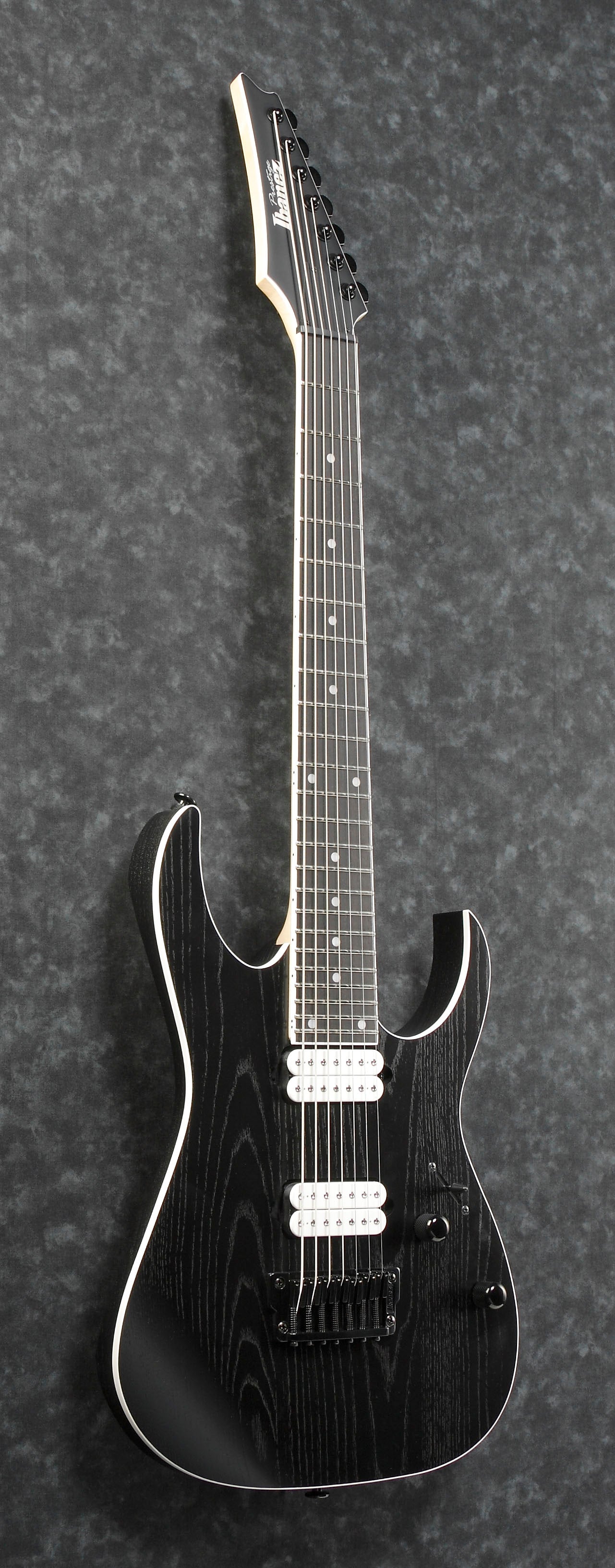 Ibanez RGR752AHBF WK Prestige Guitarra Eléctrica 7 Cuerdas Weathered Black 3