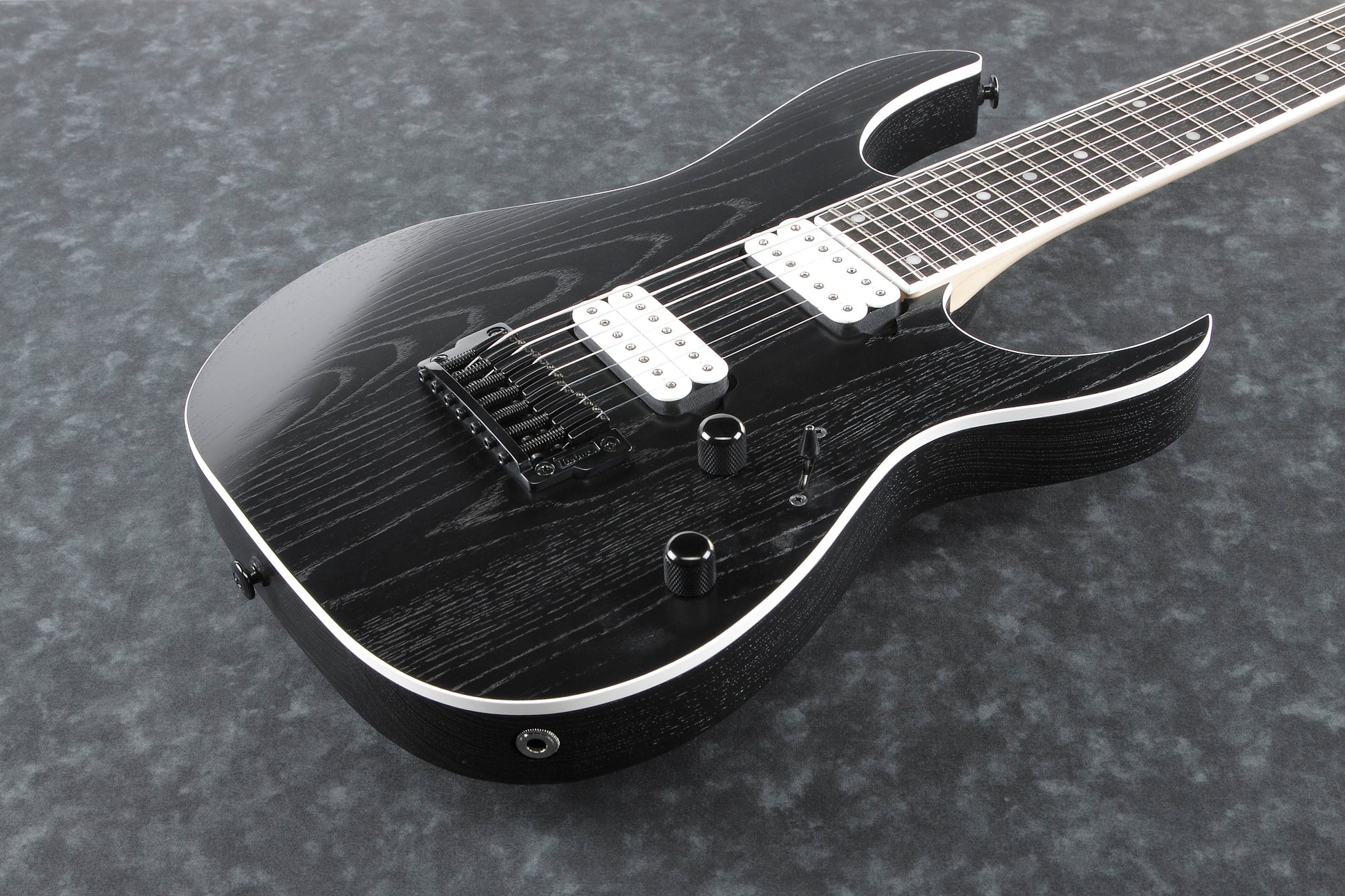 Ibanez RGR752AHBF WK Prestige Guitarra Eléctrica 7 Cuerdas Weathered Black 4