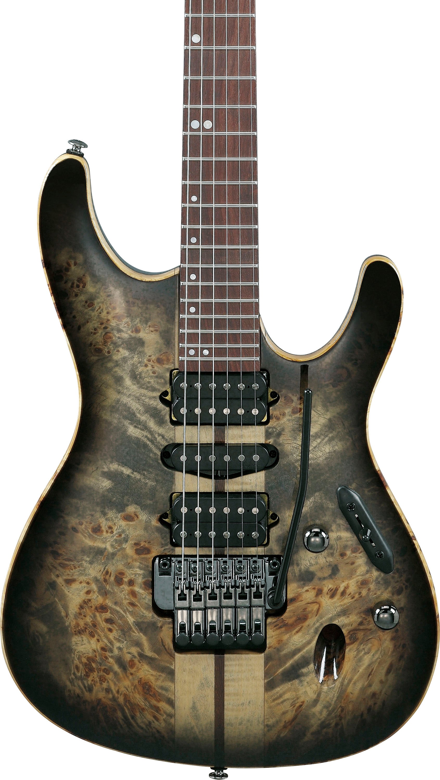 Ibanez S1070PBZ CKB Premium Guitarra Eléctrica Charcoal Black Burst 4