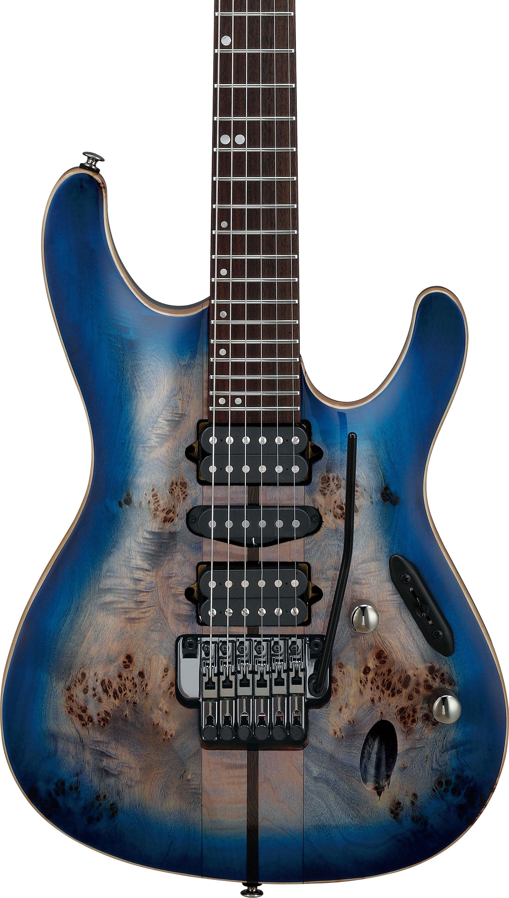 Ibanez S1070PBZ CLB Premium Guitarra Eléctrica Celurean Blue Burst 4