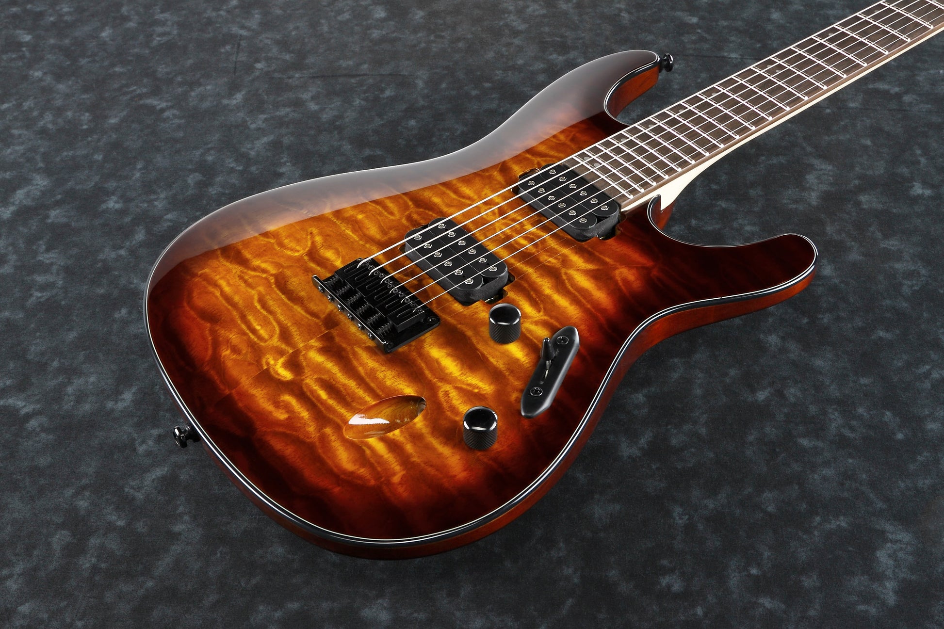 Ibanez S621QM DEB Guitarra Eléctrica Dragon Eye Burst 3