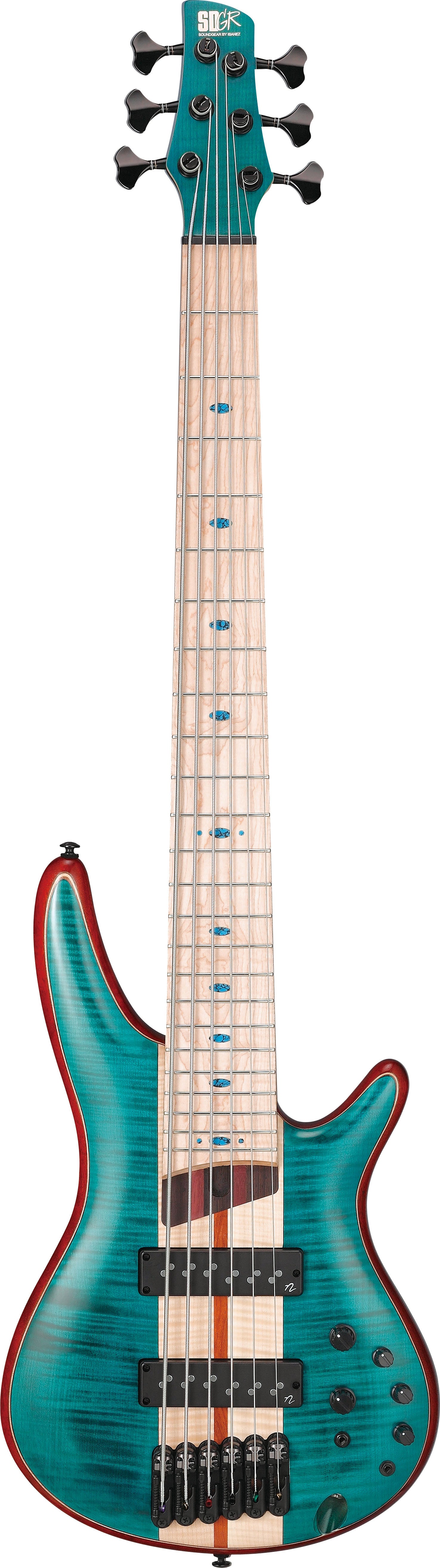 Ibanez SR1426B CGL Premium Bajo Eléctrico 6 Cuerdas Caribbean Green