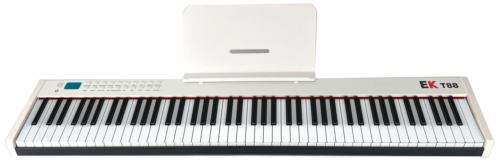 EK T88BWH Piano Portátil 88 Teclas Blanco 1