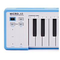 Arturia Microlab Blue Teclado Controlador Azul 12