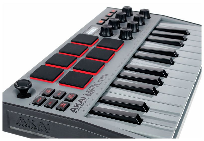 AKAI MPK Mini MK3 Grey Edition Teclado Controlador USB Gris 7