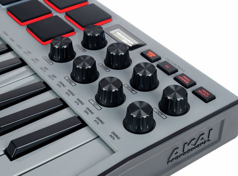 AKAI MPK Mini MK3 Grey Edition Teclado Controlador USB Gris 9